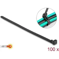 DeLOCK Tie-Wrap - 300 mm - Zwart -
