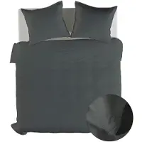Yellow Suites Dekbedovertrek Lyocell - Beluga Grey 200 x 200/220 cm
