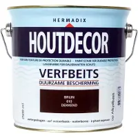 Hermadix Houtdecor Dekkend Bruin 610 2,5 LTR
