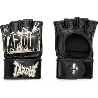 TAPOUT Handschoenen met korte vingers 'MmaProFight' lichtbeige / zwart
