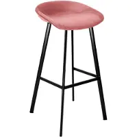 Kick Collection barkruk Finn hoog - Velvet Roze