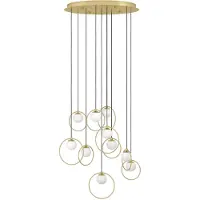 Eglo Hanglamp Portocolom Messing 10-lichts Rond