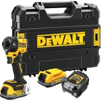 DeWalt Premium Hydraulische Klopboormachine XR 18V Borstelloos - - met 2 batterijen 18V 1.7Ah - oplader - TSTAK - DCF870E2T-QW