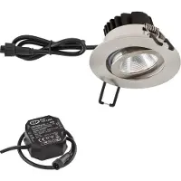 EVN PC650N61302 PC650N61302 LED-inbouwlamp LED LED vast ingebouwd 6 W RVS