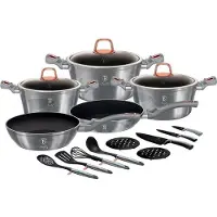 Berlinger Haus pottenset Moonlight 17 stuks 31304