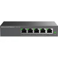 Grandstream Networks GWN7700P, onbeheerde switch, 5 poorten, 4x PoE - Switch - 0,1 Gbps