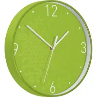 Leitz 9015-00-54 Wandklok WOW, quartz uurwerk, groen