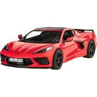 Wittmax Modelbouwpakket Auto - 67714 Chevrolet Corvette C8 Coupe - Sport Auto - Model Set Plastic - 1:25 - Modelbouw
