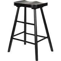 White Label Barkruk Vander Black