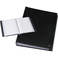 Rillstab showalbum harde kaft A4 zwart (50 insteekhoezen)
