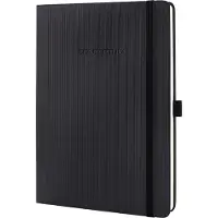 Sigel notitieboek tablet formaat Conceptum Pure zwart hardcover lijn