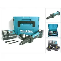 Makita DGD 800 RFJ accu-rechte slijper 18 V + 2x 3,0 Ah accu + oplader + Makpac