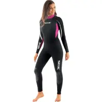 Seac Sub Relax 2.2 Mm Woman Freediving Wetsuit Zwart XS Vrouw