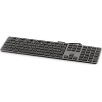 LMP USB numeric Keyboard KB-1243, 110 keys, 2x USB, aluminum, Swedish layout, macOS, space grey (GEEN), Toetsenbord, Grijs, Zwart