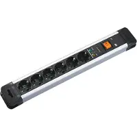 Bachmann 330.104 CONNECTUS stekkerdoos, 6-voudig / met overspanningsbeveiliging