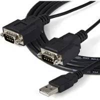 StarTech.com FTDI USB naar RS232 serie adapter 2 poorten - FTDI USB naar serie adapter met 2 poorten en COM-memorisatie - ICUSB2322F