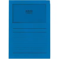 Elco Ordo Cassico - L-map met venster A4 100 stuks - 220 x 310 mm Donkerblauw - EO-29489-33