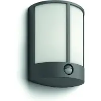 Philips myGarden Stock wandlamp antraciet met bewegingssensor
