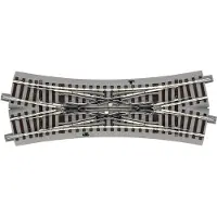 Roco H0 GeoLine (met ballastbed) 61164 Engels wissel 200 mm 1 stuk(s)