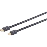 S-Impuls Mini DisplayPort kabel - versie 1.2 (4K 60 Hz) / zwart - 1 meter