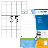 Herma Premium 4606 permanent hechtende etiketten A4 38,1 x 21,2 mm wit (13.000 etiketten)