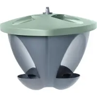 Hammarplast vogelvoederhuisje BIRDIE, groen/antraciet