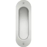 Fsb Schuifdeurkom 4212 Rondhoek 120x40mm - Aluminium F1