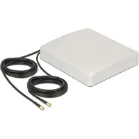 DeLOCK LTE MIMO Antenna 2 x SMA Plug 8 dBi directional with connection cable RG-58 5 m white outdoor