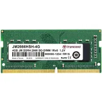 Transcend 4GB JM DDR4 2666 SO-DIMM 1Rx8 512Mx8 CL19 1.2V