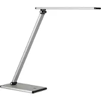 Unilux Bureaulamp Led Met Dubbel Gewricht En Tactiele Metalen Grijze Voet 5w