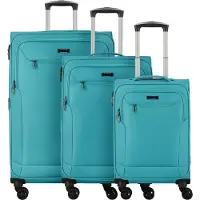D & N Kofferset turquoise / lichtgroen