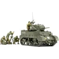 Tamiya US Light Tank M5A1 - "Pursuit Operation" with 4 Figures