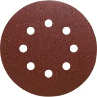Klingspor Schuurpad met klitbevestiging | GLS 1 150 mm korreling 60 | voor hout / metaal korund | Gatenaantal 8+1 | 50 stuks - 6523 - 6523