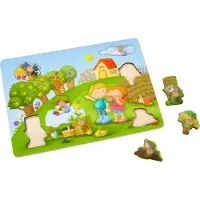 Haba Vormenpuzzel Boomgaard 9-delig