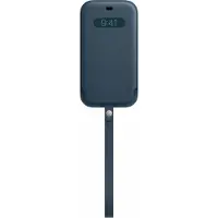 Apple iPhone 12 Pro Max Leather Sleeve MagSafe Baltic Blue