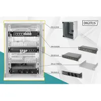 Digitus DN-10-SET-2 10inch-patchkast (b x h x d) 312 x 464 x 300 mm 9 HE Grijs-wit (RAL 7035)