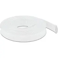 DeLOCK Polyester kabelsleeve | rekbaar | 25mm | wit | 10 meter