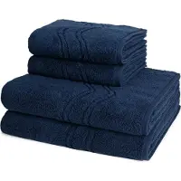 Ross Dames en Heren 2 X handdoek 2 X douchedoek - per set Cashmere feeling