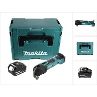 Makita DTM 51 G1J Accu Oscillator 18 V + 1x accu 6.0 Ah + Makpac - zonder lader