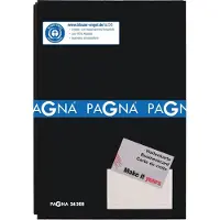 Pagna handtekeningenmap A4 20 vakken zwart