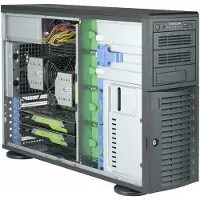 Supermicro CSE-743AC-1K26B-SQ Supermicro 4U 8x3.5"/2.5" hot-swap SAS drive 1000W