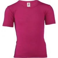 Engel - Kinder Unterhemd S/S - Merino-ondergoed 164, roze