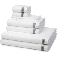 Ross Dames en Heren 2 X washandjes 2 X gasten- 2 X douche- 2 X handdoek - in set Smart