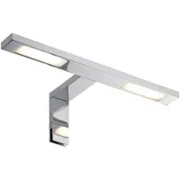 Paulmann Galeria LED-spiegellamp Hook IP44 2700K 2x280lm 230V 2x3,2W Chroom
