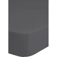 Hip Hoeslaken - katoen satijn - 180x220 cm - Antraciet