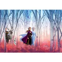 Overig Fotobehang Frozen Friends For Ever - Meerkleurig - 2,54m X 368cm