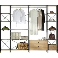 Möbilia plankenset van acacia 210x210 cm