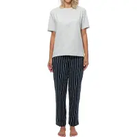 Schiesser Pyjama 'Organic Cotton' grijs