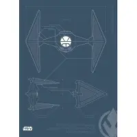 Komar Poster Star Wars Blauwdruk Sith Tie-fighter 50 X 70 Cm