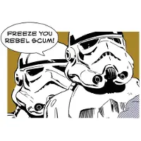 Komar Poster Star Wars Classic Comic Quote Stormtrooper 50 X 70 Cm